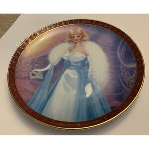 Danbury Mint Barbie Collector Plate Excellent Condition 1966 Debutante Ball G998